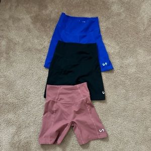 TLF Contour High Waisted Scrunch Shorts Lot 3 Size Small